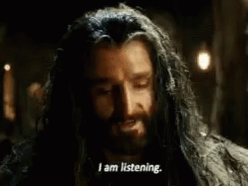Thorin I Am Listening GIF - Thorin I Am Listening Listening GIFs