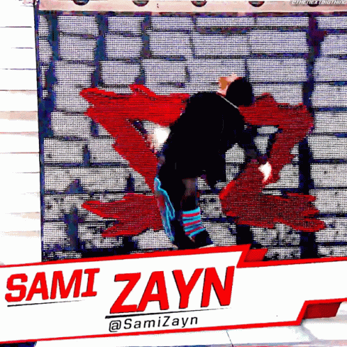 Sami Zayn Entrance GIF - Sami Zayn Entrance Jumping For Joy GIFs
