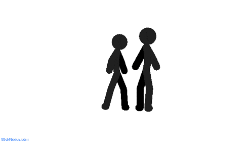 two stick figures are standing next to each other with the website sticknodes.com at the bottom of the image