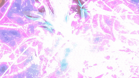 a purple and white background with a swirl of lines