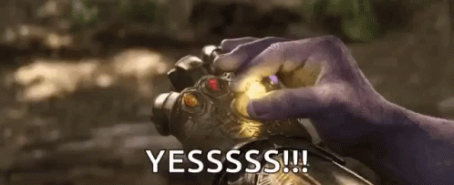 Yes Thanos GIF - Yes Thanos Happy GIFs