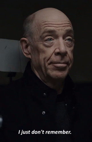 I Just Don'T Remember GIF - Dont Remember Counterpart Idk GIFs