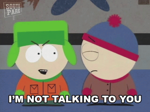 Im Not Talking To You Kyle GIF - Im Not Talking To You Kyle South Park GIFs