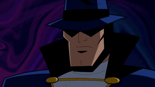 a cartoon character is wearing a hat and a white shirt