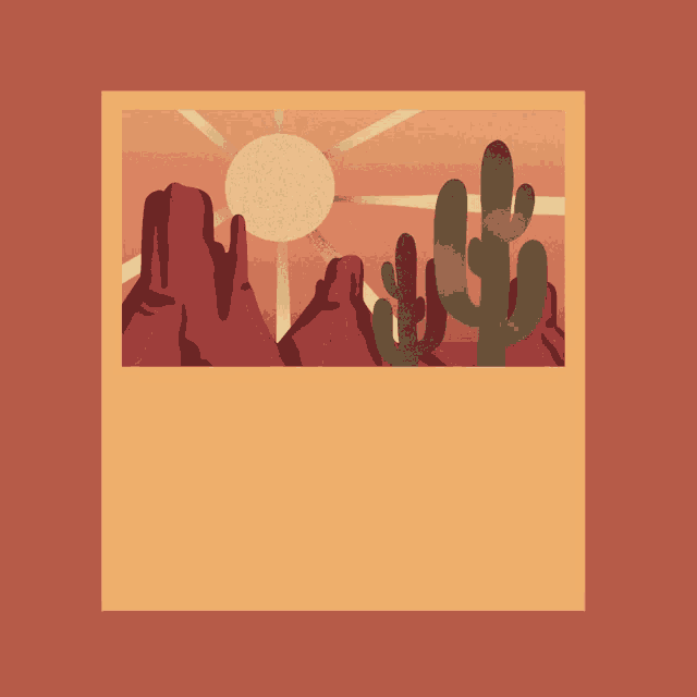 an arizona supports the people act poster with a desert scene