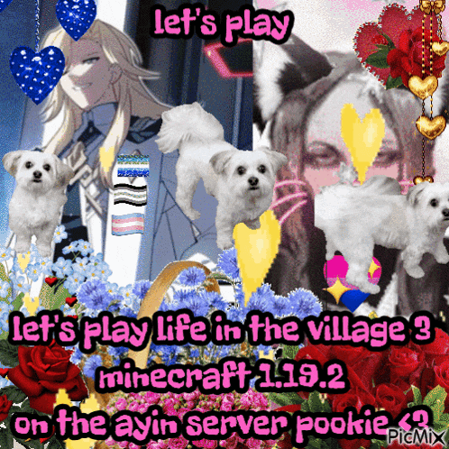 let 's play life in the village 3 minecraft 1.1.9.2 on the ayin server pookie