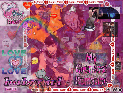 a collage of images with one that says babygirl