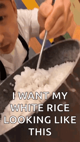 Rice Chef Chris Cho GIF - Rice Chef Chris Cho Cooked Rice GIFs