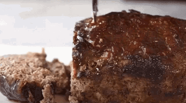 Meatloaf American Food GIF - Meatloaf American Food Nom Nom GIFs
