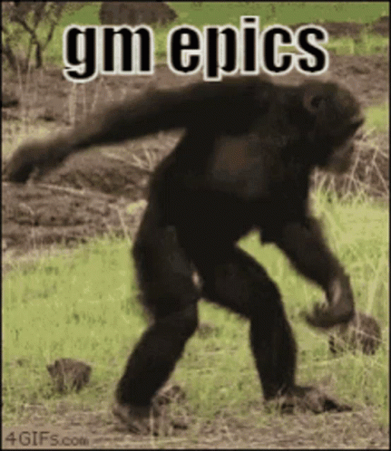 Gm Epics Good Morning GIF - Gm Epics Good Morning Good Morning Monke GIFs