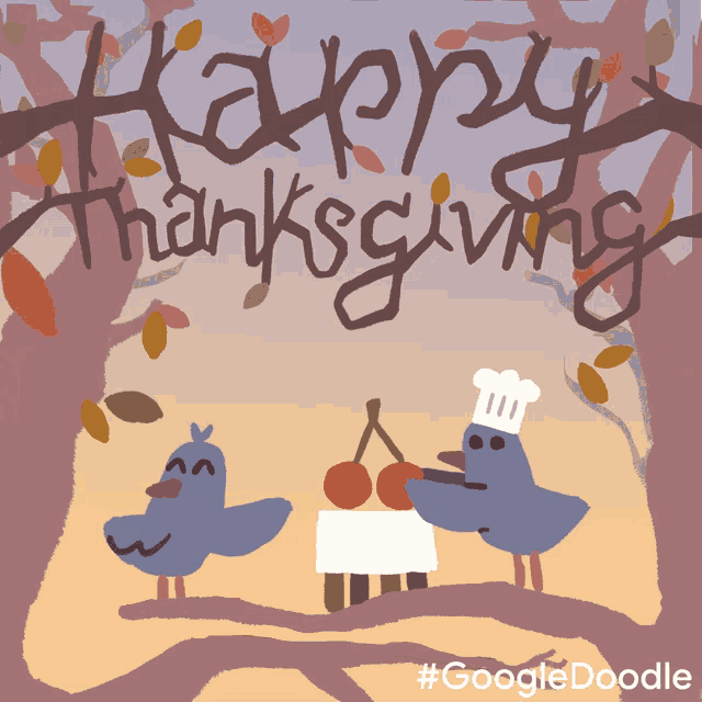 Happy Thankgiving Thanksgiving Dinner GIF - Happy Thankgiving Thanksgiving Dinner Birds GIFs