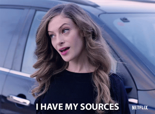 I Have My Sources Efrat Dor GIF - I Have My Sources Efrat Dor Michelle Wallace GIFs