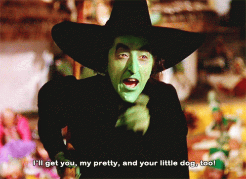 Wicked Witch Ill Get You GIF - Wicked Witch Ill Get You My Pretty GIFs