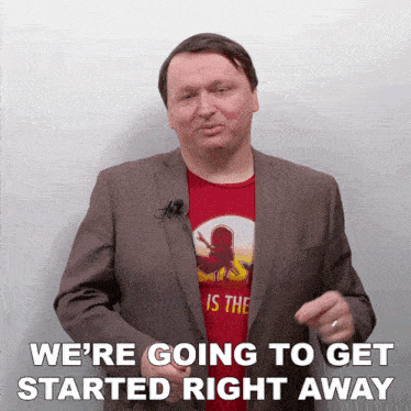 We'Re Going To Get Started Right Away Alex GIF - We'Re Going To Get Started Right Away Alex Engvid GIFs