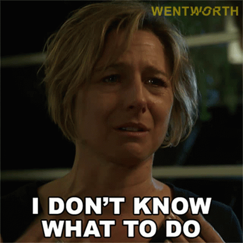 I Dont Know What To Do Bridget Westfall GIF - I Dont Know What To Do Bridget Westfall Wentworth GIFs
