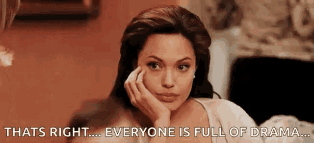 Angelina Jolie Unimpressed GIF