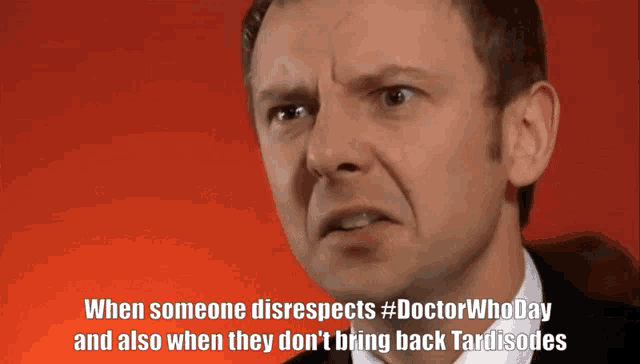 a man in a suit and tie says when someone disrespects