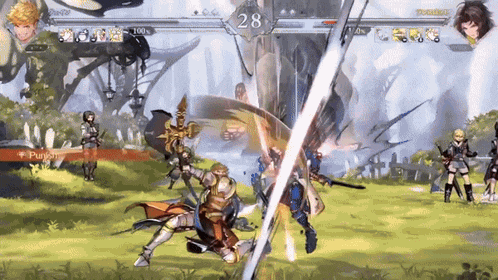 a screenshot of a video game with the number 28 in the corner