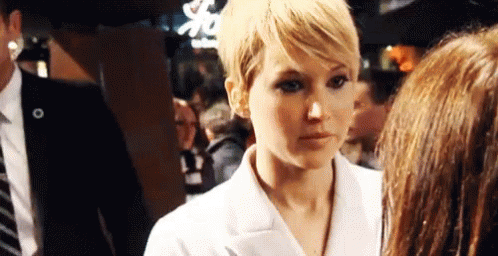 Jennifer Lawrence Shookt GIF - Jennifer Lawrence Shookt Surprised GIFs