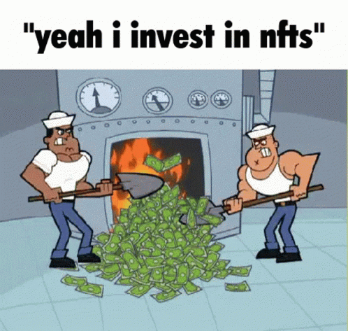 Nft Nfts GIF - Nft Nfts Burning Money GIFs