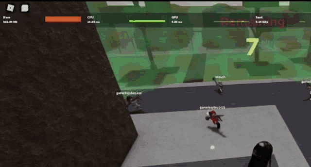 a screenshot of a video game with the number 7 in the corner