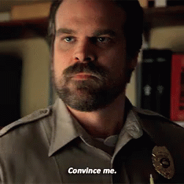 Convince Me. GIF - Convince Convince Me Stranger Things GIFs