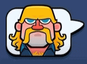 a cartoon drawing of a man with blonde hair and a beard