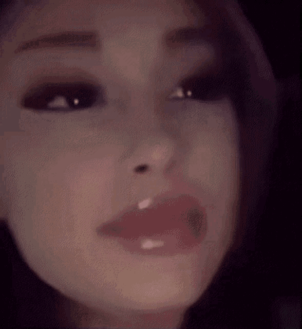 Ariana Grande Eye Squint GIF - Ariana Grande Eye Squint GIFs