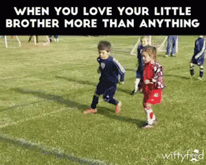 When You Love Your Little Brother More Than Anything GIF - Little Brother When You Love Your Little Brother Sibling GIFs