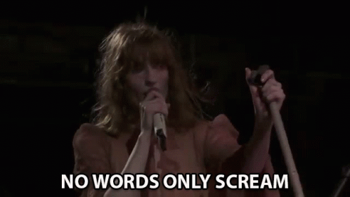 No Words Only Scream Shout GIF - No Words Only Scream Shout Yell GIFs