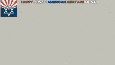a group of men are posing for a picture with the words happy jewish american heritage month