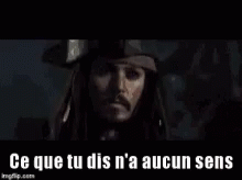 Jack Sparrow Johnny Depp GIF - Jack Sparrow Johnny Depp No Sense GIFs