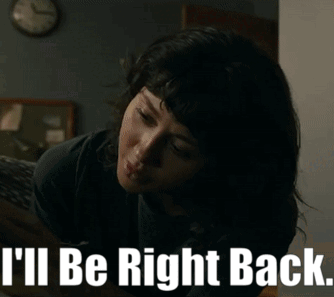 From Tv Show Kristi Miller GIF - From Tv Show Kristi Miller Ill Be Right Back GIFs