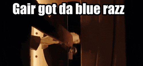 a blue device that says blue razz lemonade is displayed