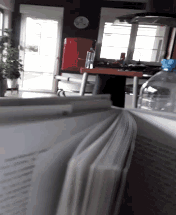 a book is open to a page that says ' a ' on it