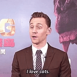 Tom Hiddleston Cats GIF - Tom Hiddleston Cats GIFs