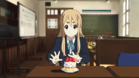 K On Cake GIF - K On Cake Anime GIFs