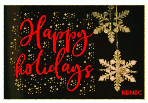 Happy Holidays Glitter GIF - Happy Holidays Glitter Sparkly GIFs