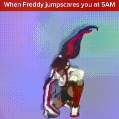 Omega Strikers Five Nights At Freddy'S GIF - Omega Strikers Five Nights At Freddy'S When Freddy Jumpscares You At 5 Am GIFs