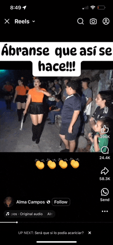 a screenshot of a video that says abranse que asi se hace on it