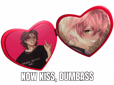 a heart shaped mirror with a picture of a girl on it
