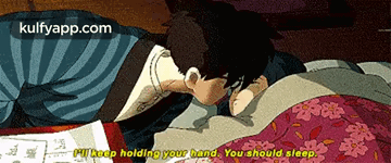 Rtroep Holding Your Hand, You Should Sleep..Gif GIF - Rtroep Holding Your Hand You Should Sleep. The Wind-rises GIFs
