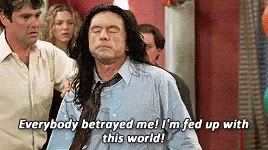 Tommy Wiseau Fed Up GIF - Tommy Wiseau Fed Up The Room GIFs