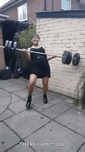Girl Lifting Heavy Weights GIF - Girl Lifting Heavy Weights Fail GIFs