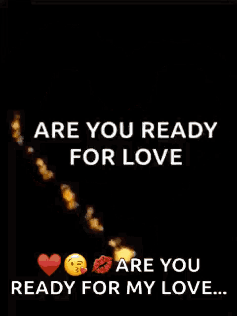 a heart shaped explosion with the words " are you ready for love "