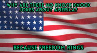 why are there no knock knock jokes about america