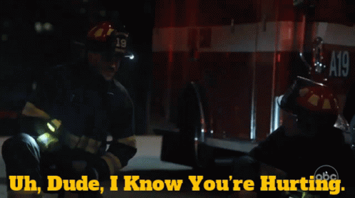 Station19 Jack Gibson GIF - Station19 Jack Gibson Uh Dude I Know Youre Hurting GIFs
