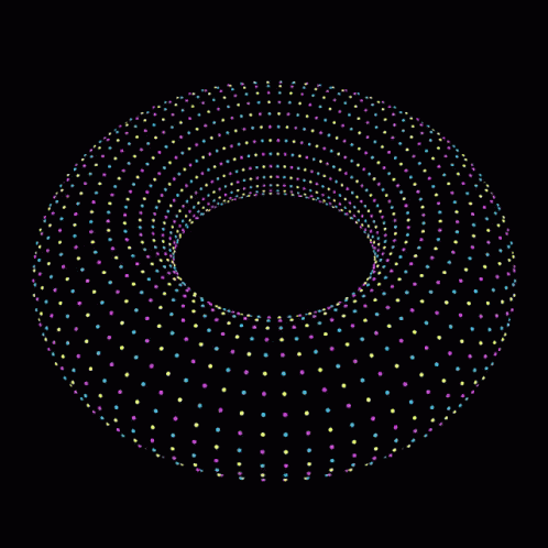 Imagen Dona 3d GIF - Circle Dots Trippy GIFs