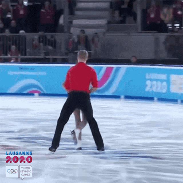 Spinning Youth Olympic Games GIF - Spinning Youth Olympic Games Perfect Landing GIFs
