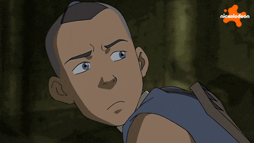 a cartoon of a boy with the words umm sure on the bottom